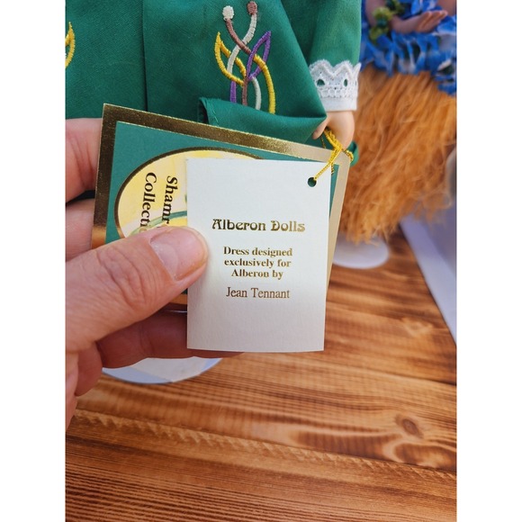 Vintage Porcelain Doll Lot X3 W/ Stands Hawaii‎ Ireland Russian Around World 12" - Picture 3 of 10